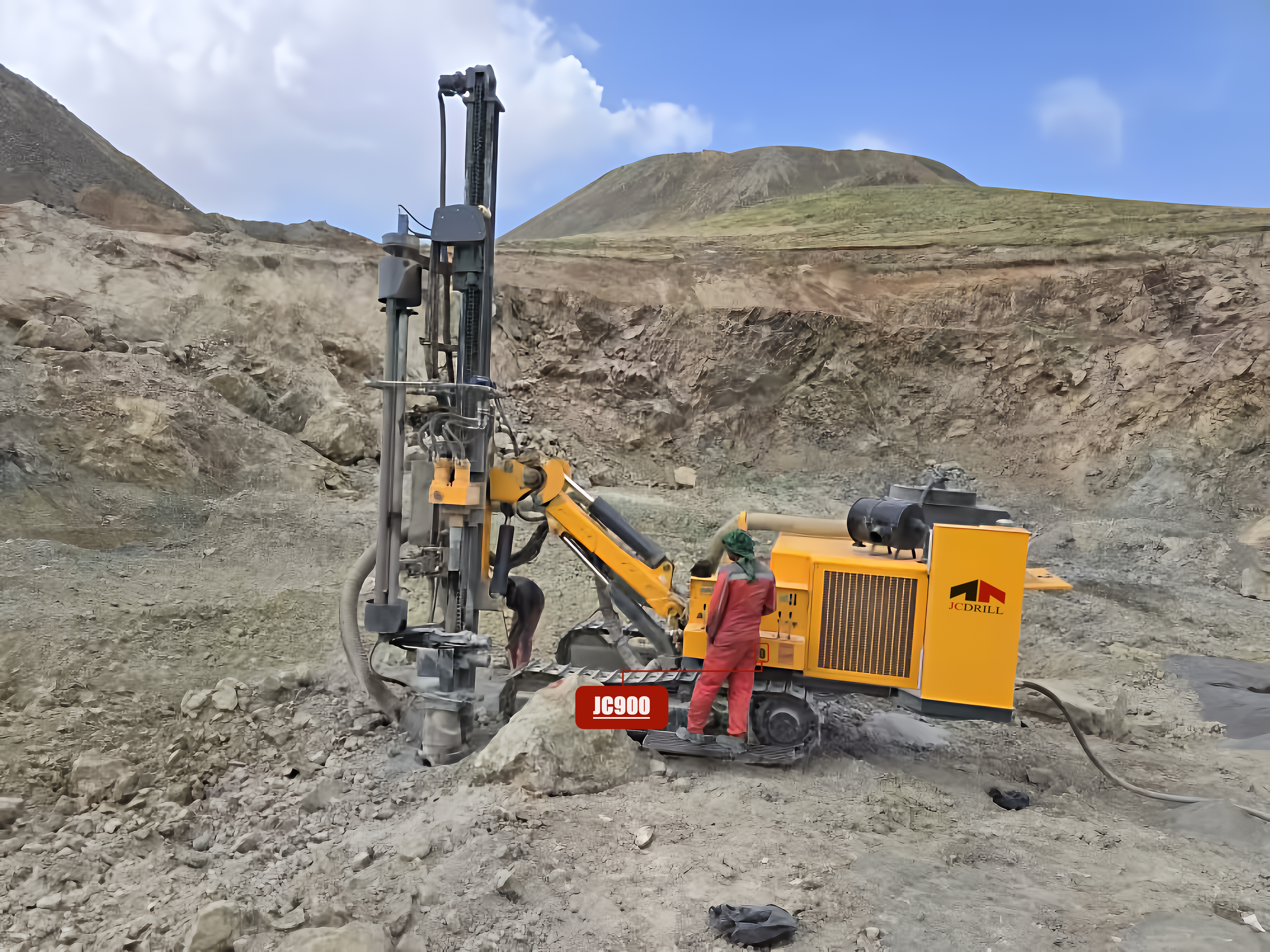 Ultimi casi aziendali JC900 Progetto minerario in Medio Oriente