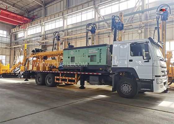 piattaforma di produzione montata camion multifunzionale del pozzo trivellato di 6x4 300meters