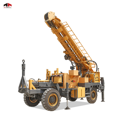comprare TWD600 Hydraulic Four Wheels Trailer Mounted Water Well Drilling Rig fabbricazione online