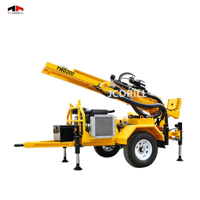 comprare Versatile DTH Drilling Method Water Well Drilling Rig with OK OEM and Crawler Mobility fabbricazione online