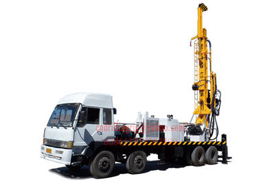 comprare Trasporti gli impianti di perforazione su autocarro superiore montato 8 x 4 della trivellazione dell'acqua a monte resistenti da fango/dalla perforazione compressore d'aria fabbricazione online