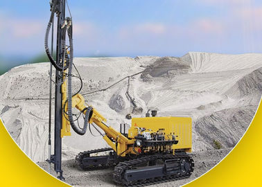 comprare Profondità motorizzata diesel di perforazione della piattaforma di produzione del cingolo della piattaforma di produzione della roccia di DTH 25m fabbricazione online