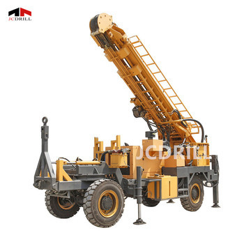 comprare 300meter Borehole Portable Water Well Drilling Rig Trailer Mounted fabbricazione online