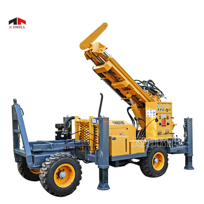 comprare 355mm 200m Portatile per la trivellazione di pozzi d'acqua rimorchio montato rotativo fabbricazione online