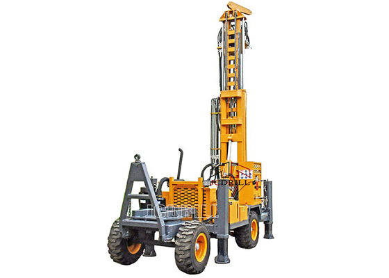 comprare Il rimorchio idraulico portatile delle ruote della macchina 4 della trivellazione dell'acqua di 355MM ha montato fabbricazione online