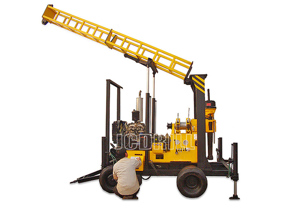 comprare Tipo fuso rotatorio 600M Water Well Drilling Rig With Mud Pump del rimorchio fabbricazione online