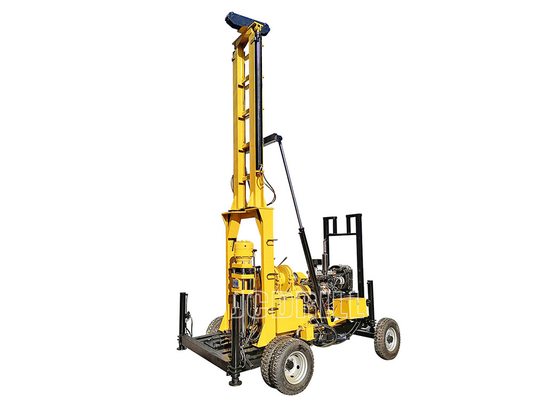 comprare piccola trivellazione Rig Diesel Engine Trailer Type dell'acqua 50hp 600m fabbricazione online