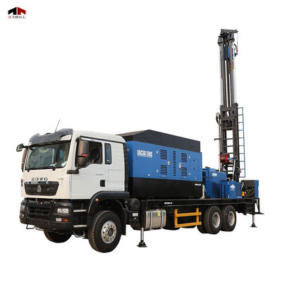 Un buon prezzo. Piattaforma di perforazione integrata per pozzi d'acqua montata su camion HOWO CSD600A In linea