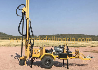 Un buon prezzo. impianto di perforazione della trivellazione dell'acqua montato rimorchio di 200m con l'impianto di perforazione della trivellazione dell'acqua del motore diesel in linea