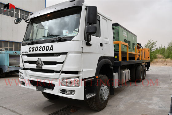 Un buon prezzo. Impianto di perforazione della trivellazione dell'acqua di 85KN montato camion mobile DTH in linea